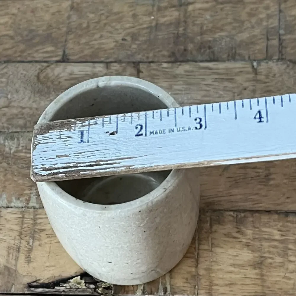 Soapstone Speckled Stone Cup Toothbrush Holder 3.75